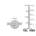 4 1/3 Carat TW Round Cut Lab Grown Diamond Halo Bridal Set in 14K White Gold