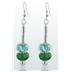 Murano Glass Earrings in Silver