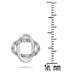 1/5 Carat T.W. Infinity Diamond Earrings in .925 Sterling Silver