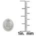 1/2 Carat Diamond Pave Earrings in 14K White Gold 
