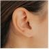 1/4 Carat TW Certified Martini Set Round Diamond Solitaire Earrings in 14K Yellow Gold (I-J Color, I1-I2 Clarity)