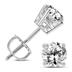1 1/4 Carat TW Diamond Solitaire Earrings in 14K White Gold (H-I Color, SI2-SI3 Clarity)