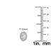 1/2 Carat TW Oval Shape Lab Grown Diamond Halo Earrings in 14K White Gold