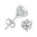 10 Carat TW Lab Grown Diamond Martini Set Round Earrings in 14K White Gold
