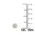 1 Carat TW Lab Grown Diamond Round Solitaire Stud Earrings in 14K Yellow Gold