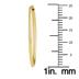 25mm Endless 14K Yellow Gold Filled Thin Hoop Earrings