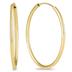 25mm Endless 14K Yellow Gold Filled Thin Hoop Earrings