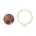 25mm Endless 14K Yellow Gold Filled Thin Hoop Earrings