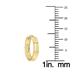 12MM Endless Medium Huggie Hoop Earrings in 10K Yellow Gold