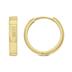 14MM Endless Large Huggie Hoop Earrings in 10K Yellow Gold