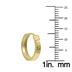 14MM Endless Large Huggie Hoop Earrings in 10K Yellow Gold