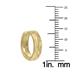 14MM Endless Diamond Cut Huggie Hoop Earrings in 10K Yellow Gold