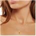 14K Yellow Gold 8x6MM Emerald Shaped Citrine Pendant