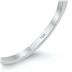 5X3MM Emerald and Diamond Twist Ring in 10K White Gold