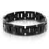 Mens Stainless Steel Black Ion Plated Link Bracelet