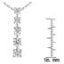 2.00 CTW Diamond Journey Pendant in 10K White Gold