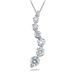 3/4 Carat Diamond Journey Pendant in 14K White Gold (H-I, SI2-SI3)