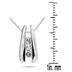 1/4 Carat Three Stone Diamond Pendant in 14K White Gold