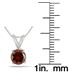 1 Carat Cognac Diamond Solitaire Pendant in 14K White Gold