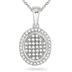 1/4 Carat TW Diamond Pendant in 14K White Gold 