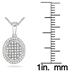 1/4 Carat TW Diamond Pendant in 14K White Gold 