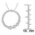 1CTW Diamond Journey Pendant In 14K White Gold