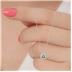 1/3 Carat Floating Round Diamond Solitaire Necklace in 14K White Gold