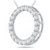 2 Carat TW Diamond Circle Pendant in 10K White Gold