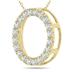 3/4 Carat TW Diamond Circle Pendant in 10K Yellow Gold