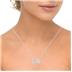 Diamond Oval LOVE Pendant in .925 Sterling Silver