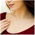 1/4 Carat TW Bezel Set Diamond Station Necklace in 14K Yellow Gold