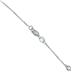 1 1/2 Carat TW Bezel Set Diamond Station Necklace in 14K White Gold