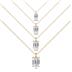 Lab Grown 1/2 Carat Emerald Solitaire Diamond Pendant in 14K Yellow Gold