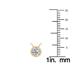1/3 Carat Lab Grown Diamond Bezel Pendant in 14K Yellow Gold