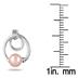 5mm All Natural Freshwater Pink Cultured Pearl Earrings in .925 Sterling Silver