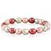 7-8MM All Natural Freshwater Multi Colored Baroque Cultured Pearl Jewelry Set in .925 Sterling Silver