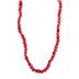 7-8MM All Natural Freshwater Cranberry Rice Cultured Pearl Jewelry Set in .925 Sterling Silver