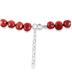 7-8MM All Natural Freshwater Cranberry Rice Cultured Pearl Jewelry Set in .925 Sterling Silver