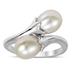 Honora 7-7.5mm Freshwater Cultured Pearl Tulip Ring in .925 Sterling Silver 