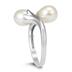 Honora 7-7.5mm Freshwater Cultured Pearl Tulip Ring in .925 Sterling Silver 