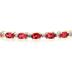 14k Yellow  Gold Diamond and  Ruby   Bracelet