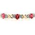 14k Yellow Gold Diamond and Ruby Bracelet