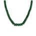 300 Carat All Natural Genuine Emerald Necklace in .925 Sterling Silver 
