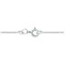 Lab Created Emerald and Genuine Diamond Pendant in .925 Sterling Silver