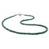 35 Carat All Natural Emerald Necklace with Magnetic  Clasp