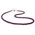 35 Carat All Natural Ruby Necklace with Magnetic Clasp