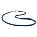 35 Carat All Natural September Sapphire Necklace with Magnetic Clasp