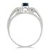 Sapphire and Diamond Antique Ring