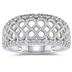 Diamond Rope Twist Ring in White Gold