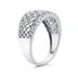 Diamond Rope Twist Ring in White Gold